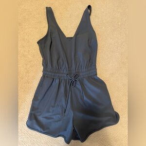 Abercrombie & Fitch Black V-Neck Romper